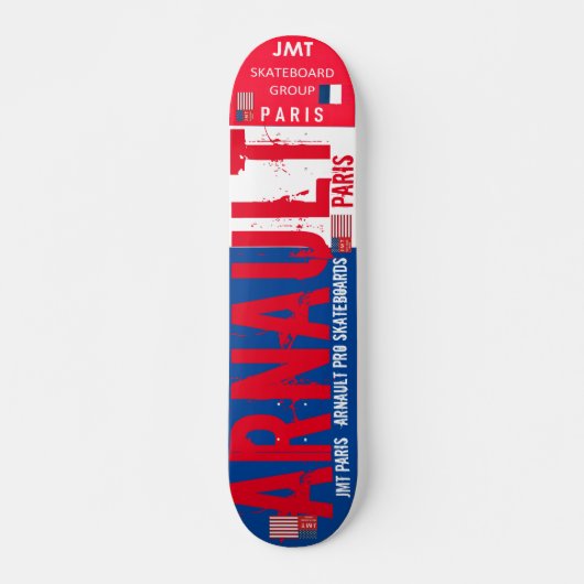 ARNAULT JMT PARIS 7 3/4"スケートボードデッキ スケートボード (正面)
