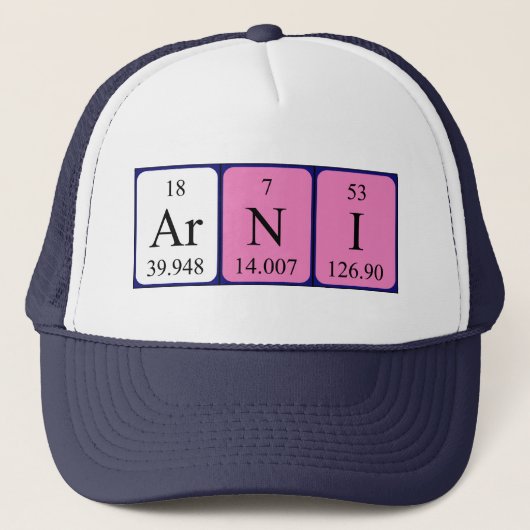 Arni期別テーブル名hat キャップ (正面)