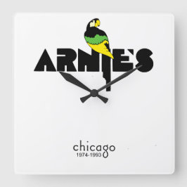 Arnie's Restaurant, 1050 N.州セント, Chicago, IL スクエア壁時計