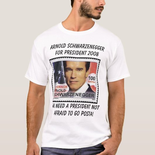 arnold2のアーノルドSchwarzeneggerForの大統領200… Tシャツ (正面)