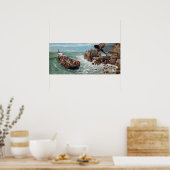 Arnold Böcklin Odysseus and Polyphemus ポスター (キッチン)