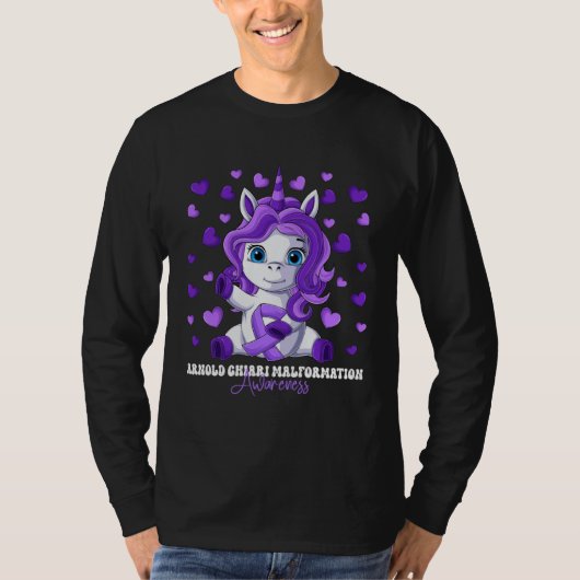 Arnold Chiari Malformation Awareness Month Purple  Tシャツ (正面)