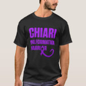 Arnold Chiari Malformation Warrior Fight Awareness Tシャツ (正面)