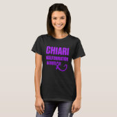 Arnold Chiari Malformation Warrior Fight Awareness Tシャツ (正面フル)