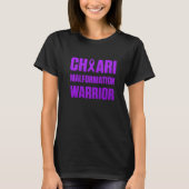 Arnold Chiari Malformation Warrior Fight Awareness Tシャツ (正面)