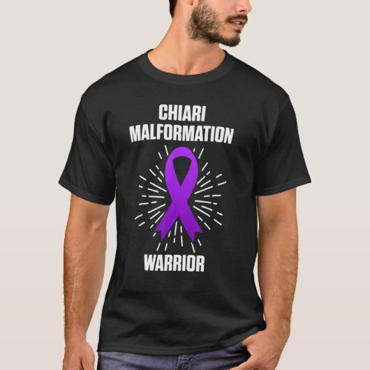 Arnold Chiari Malformation Warrior Fight Awareness Tシャツ (正面)