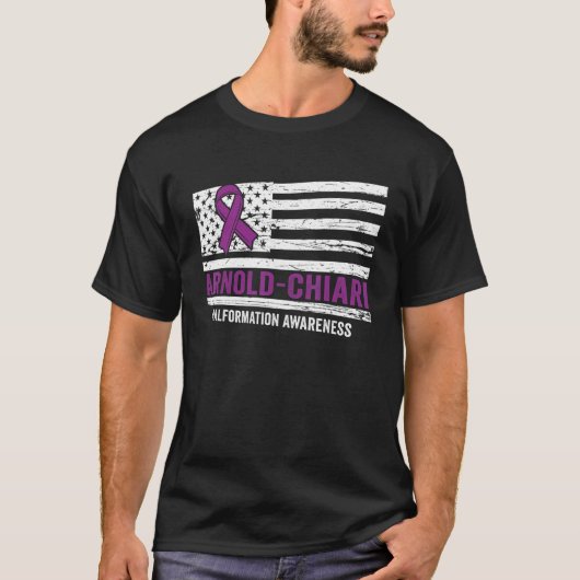 Arnold Chiari Malformation Warrior Plan Awareness Tシャツ (正面)