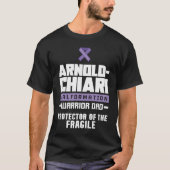 Arnold Chiari Malformation Warrior Protector Aware Tシャツ (正面)