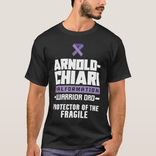 Arnold Chiari Malformation Warrior Protector Aware Tシャツ (正面)