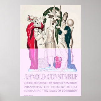 Arnold Constable Fashion Art Nouveau Jean-Dupas ポスター
