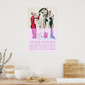 Arnold Constable Fashion Art Nouveau Jean-Dupas ポスター (キッチン)