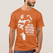 Arnold Schwarzenegger Motivational Tシャツ (正面)