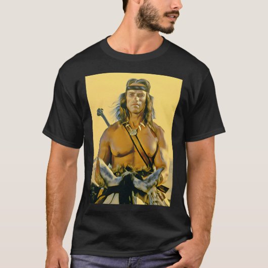 Arnold Schwazenegger, Conan the Barbarian Tシャツ (正面)