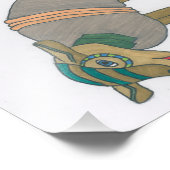 Arnold the Armadillo print フォトプリント (角)