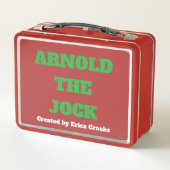 Arnold the Jock lunch box メタルランチボックス (裏面)