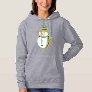 AroAceサンセットプライドフラグ雪だるまスノーパーソン パーカ