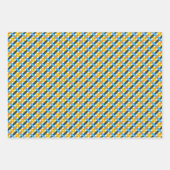 AroAceサンセットプライド織シームレスパターン ラッピングペーパーシート (正面2)