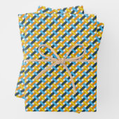 AroAceサンセットプライド織シームレスパターン ラッピングペーパーシート (インサイチュ)