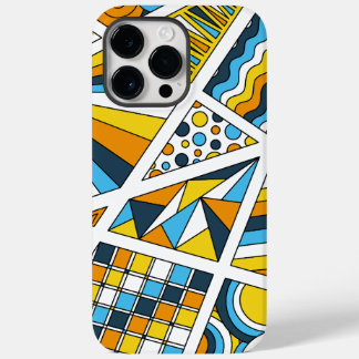 AroAceプライドゼンドードルサンセットフラッグモダンアブストラック Case-Mate iPhone 14 Pro Maxケース