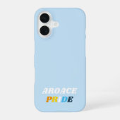AroAce プライドフラッグカラー iPhone 16ケース (裏面)