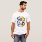 AroAce ユーモラスなハロウィン – 私は人を幽霊のように扱う Tシャツ (正面フル)
