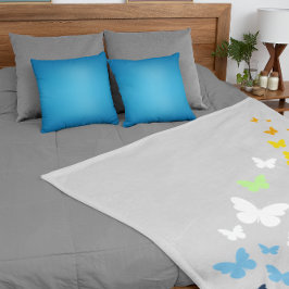 AroAce Agender Pride Butterfly Trail シェルパブランケット