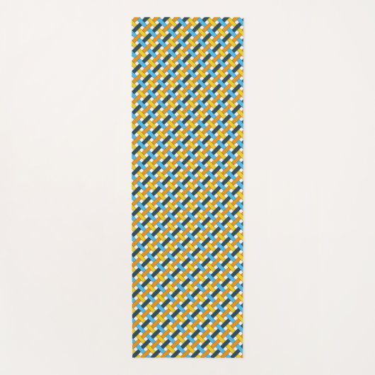 AroAce Sunset Pride Woven Seamless Pattern ヨガマット (正面)