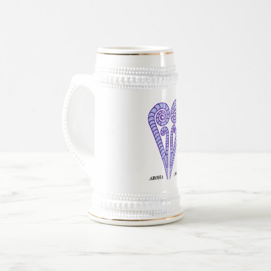 AROHA AOTEAROA ビールジョッキ (正面左)