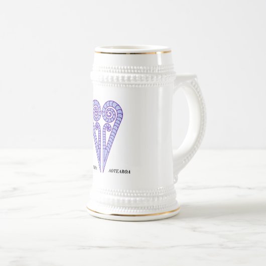 AROHA AOTEAROA ビールジョッキ (正面右)