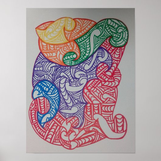 Aroha Mai, design by RRW ポスター (正面)