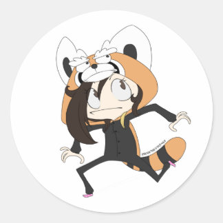 ArohaTheMutant -クラシックラウンドステッカー ラウンドシール