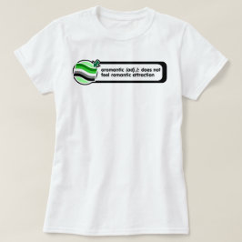 Aromanticポップアップ定義ワイシャツ Tシャツ