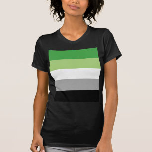 aromantic旗 tシャツ