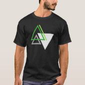 Aromantic Aro Pride Subtle Geometric LGBTQ LGBT Ga Tシャツ (正面)