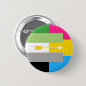 Aromantic Pansexual Pin 缶バッジ (正面&裏面)