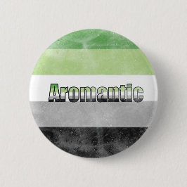 Aromantic pride flag badge 缶バッジ