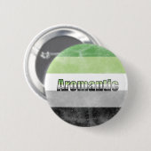 Aromantic pride flag badge 缶バッジ (正面&裏面)