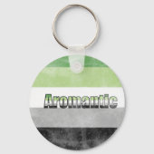 Aromantic pride flag key ring キーホルダー (裏面)