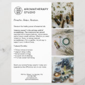 Aromatherapy Spa Custom Logo Promotional Business  チラシ (正面)