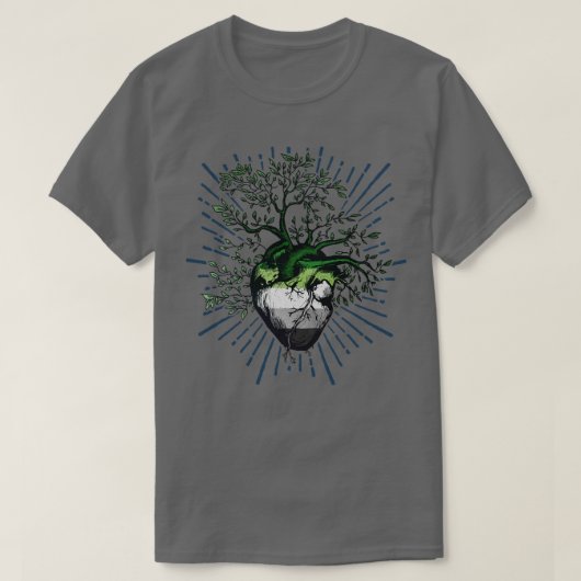 Aromcハートツリー・オブ・ライフ1 Tシャツ (デザイン正面)