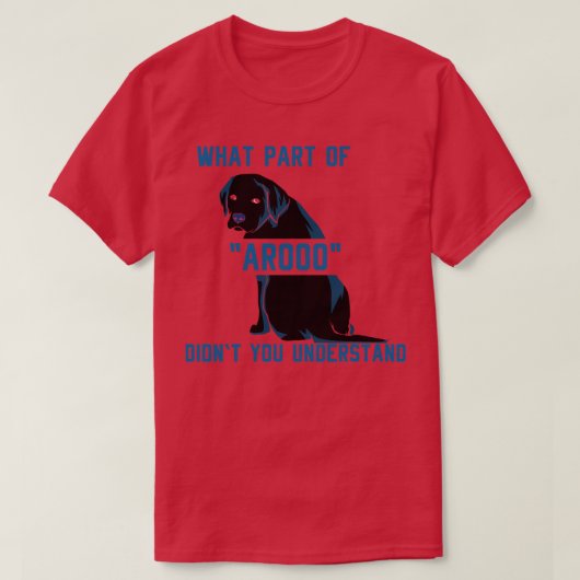 AROOOのどの部分が理解できなかったか Tシャツ (デザイン正面)