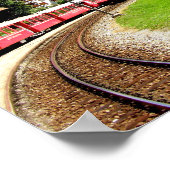 Arosa，スイスへの鉄道旅行 ポスター (角)