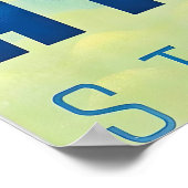 Arosa Graubünden Switzerland Vintage Travel Poster ポスター (角)