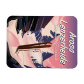 Arosa Lenzerheide，スイスのスキーポスター。 マグネット (横)