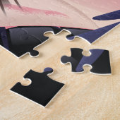 Arosa Lenzerheide，スイスのスキーポスター。マグネット ジグソーパズル (側面)