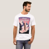 Arosa Lenzerheide，スイスのスキーポスター。 Tシャツ (正面フル)