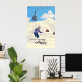 Arosa Switzerland Ski Resort Travel Poster ポスター (ホームオフィス)