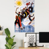 Arosa Switzerland Vintage旅行ポスター ポスター (ホームオフィス)