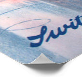 Arosa Switzerland Vintage旅行ポスター ポスター (角)