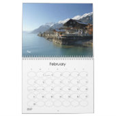 around Switzerland in 2026 カレンダー (2月 2027)